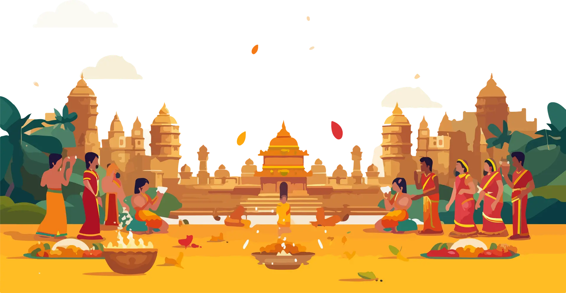 Temple illustration
