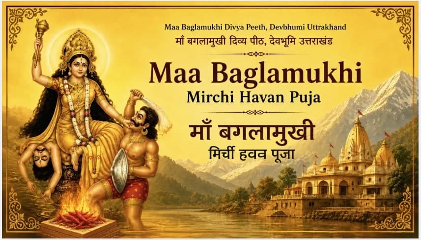 Amavasya Special : Maa Baglamukhi Mirchi Havan for Victory Over Enemies, Legal Matters & Negativity