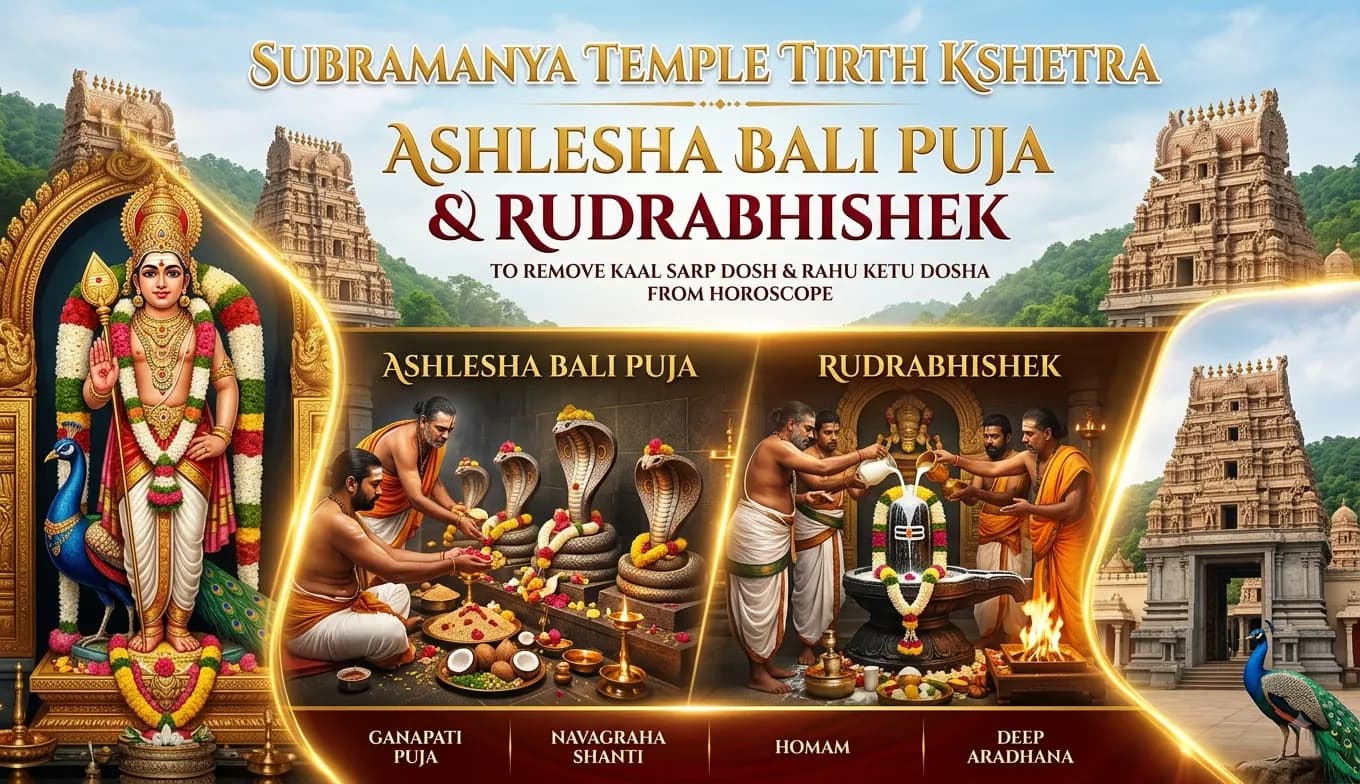 Ashlesha Nakshatra Vishesh: Ashlesha Bali Puja & Rudrabhishek to Remove Kaal Sarp Dosh & Rahu Ketu Dosha from Horoscope