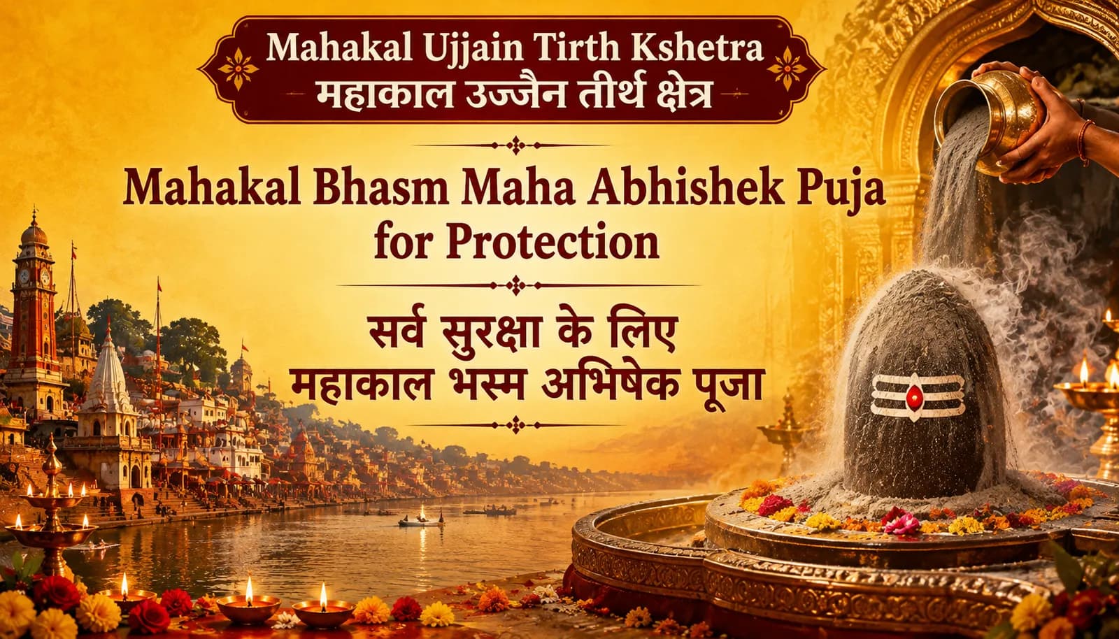 Monday Special: Mahakal Bhasm Maha Abhishek Puja for Protection against Fear of Death, Untimely Death, Accidents & Incurable Diseases