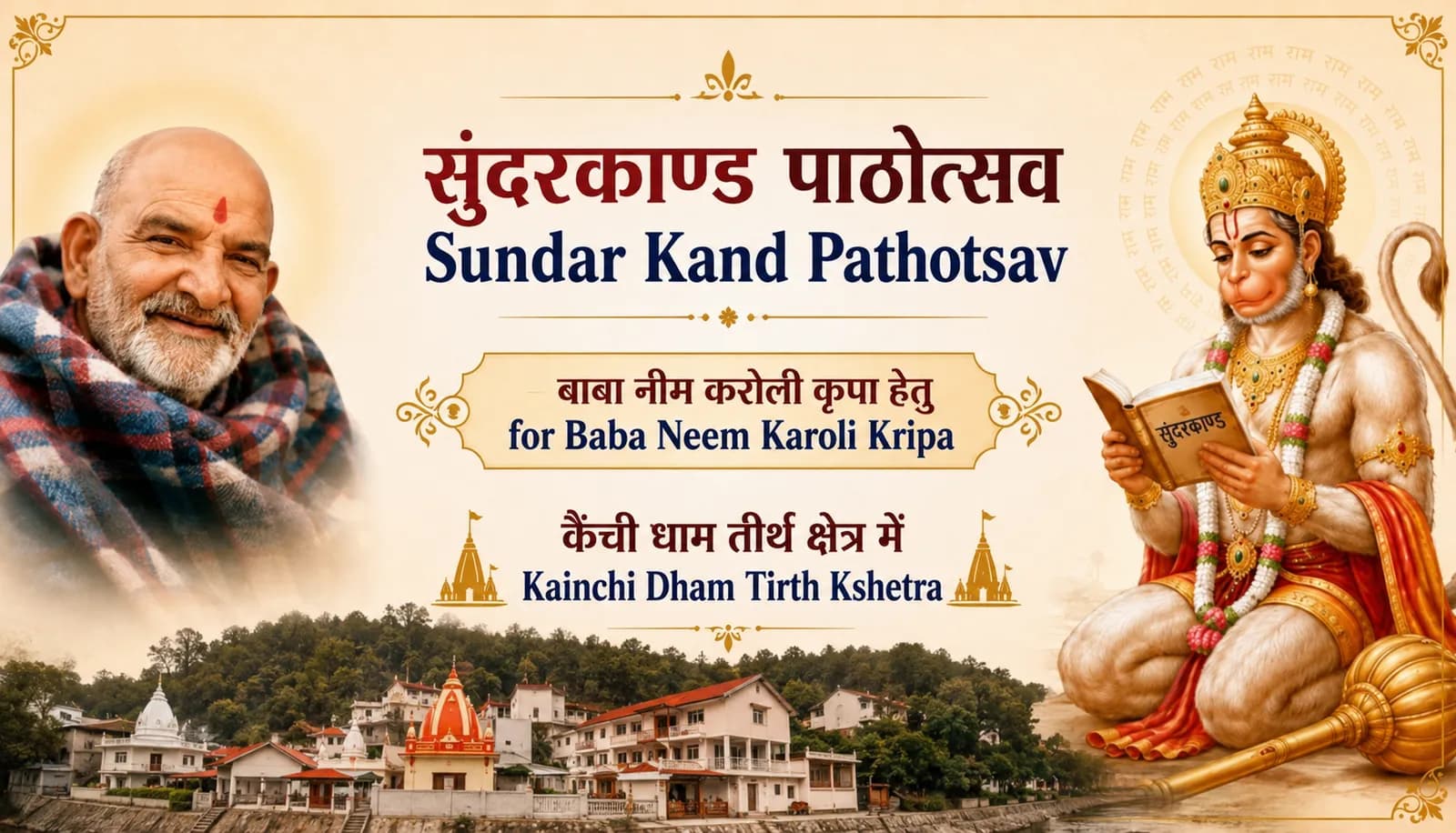 Thursday Special - Sundar Kand Pathotsav for Baba Neem Karoli Blessings
