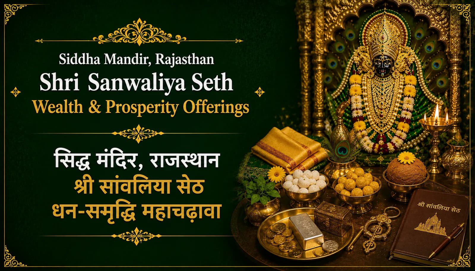 Shri Sanwaliya Seth Wealth & Prosperity Offerings