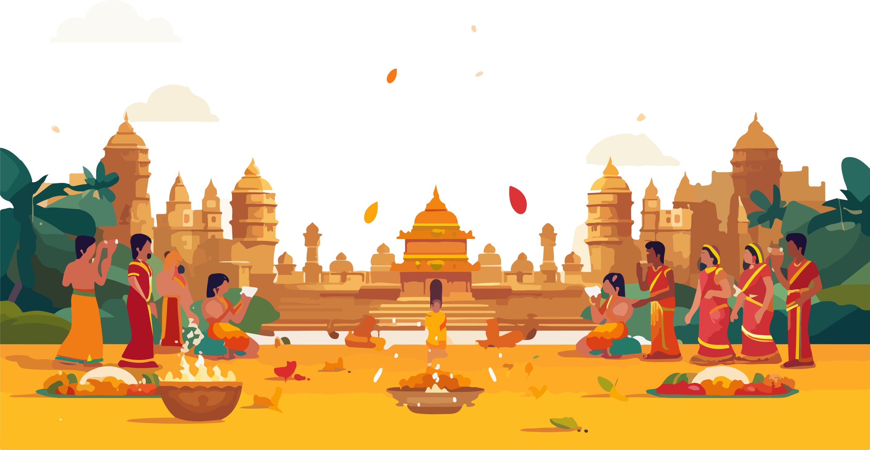 Temple illustration